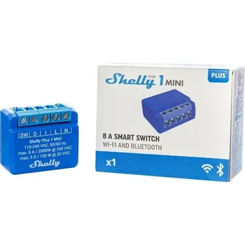 spínaný zdroj Shelly Plus 1 Mini spínací modul