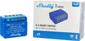 spínaný zdroj Shelly Plus 1 Mini spínací modul