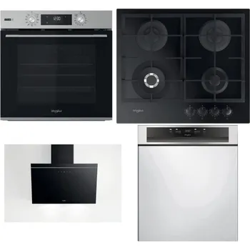 Set domácích spotřebičů WHIRLPOOL OMSK58RU1SX + WHIRLPOOL GOFL 629/NB1 + WHIRLPOOL AKR 62F LT K + WHIRLPOOL WBC 3C34 PF X