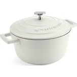 Hrnec 20 cm MasterClass LightWeight 2,5 l indukční nepřilnavý krémový