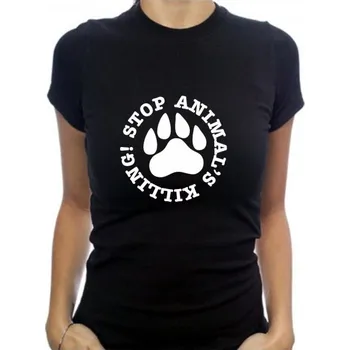 Pánské tričko dámské tričko ANIMALS VEGAN M Bílá