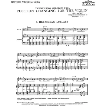 Position Changing for the Violin / klavírní doprovod