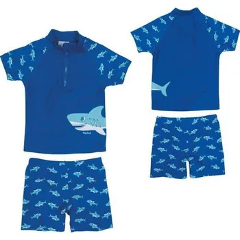 Kojenecké plavky Playshoes dětské plavky komplet s UV žralok