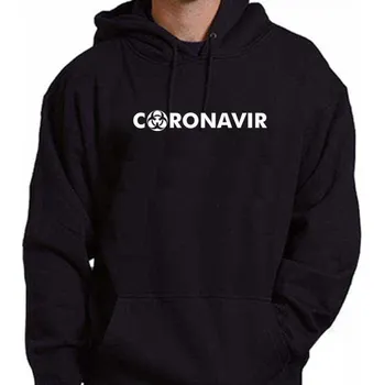 Pánská mikina mikina s kapucí CORONAVIR XL