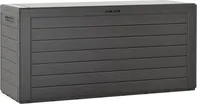 Zahradní úložný box Plastový zahradní úložný box 116 x 43 x 54 cm antracit