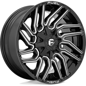 Alu kolo Fuel D773 TYPHOON disk 22x12 5x139.7/5x150 110.1 ET-44, Gloss black
