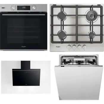 Set domácích spotřebičů WHIRLPOOL OMSK58RU1SX + WHIRLPOOL TGML 661 IX R + WHIRLPOOL AKR 62F LT K + WHIRLPOOL WIO 3O540 PELG
