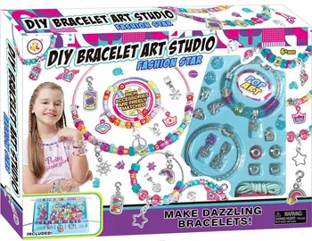 dětská sada na výrobu šperků Alltoys Pop Art DYI Bracelet Art Studio výroba náramků
