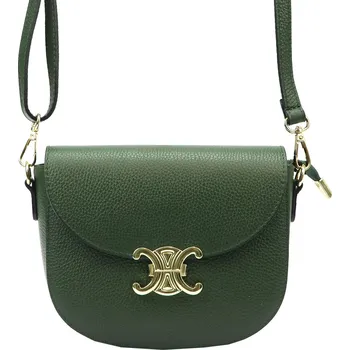 Kabelka Kožená crossbody kabelka Luka 20-065 zelená