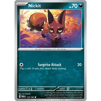 Sběratelská karetní hra Nickit 119/182 - Paradox Rift Typ karty: Non-Holo