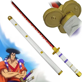 Sběratelství AF Měkčená katana Meito "AME NO HABAKIRI" - One Piece