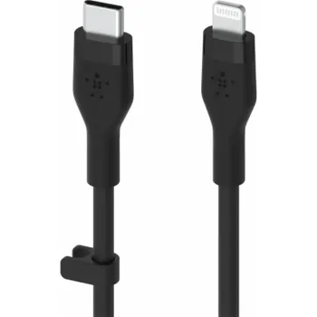 Belkin Flex Lightning/USB-C 15W 3m, mfi, 15W, cern. CAA009bt3MBK