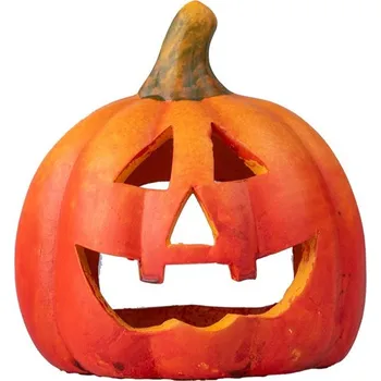 Keramická dýně na svíčku 123 x 130 mm oranžová