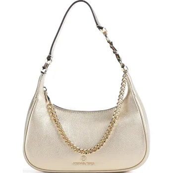 Zlatá kožená kabelka přes rameno Michael Kors piper small