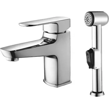 Vodovodní baterie BESTECO Páková Umyvadlová Baterie PORGY, S Bidetovou Sprchou