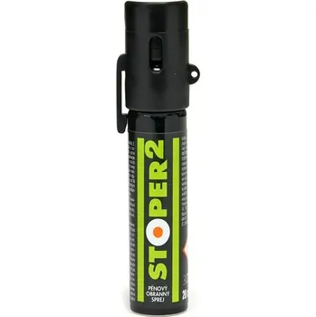 Obranný sprej A1 Security sprej - STOPER pěna s klipem 20 ml