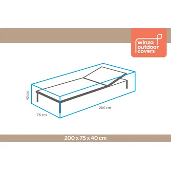Zahradní pohovka Obal na lehátko 200x75x40cm Winza