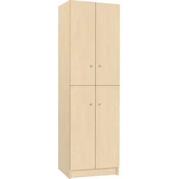 Šatní skříň TRITON šatní skříň lamino se 4 boxy T1970, dekor bříza + doprava zdarma