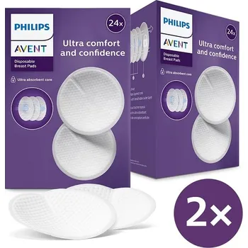 Vložka do podprsenky AVENT jednorázové prsní vložky 2x24ks