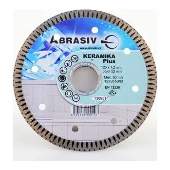 Řezný kotouč Ostatní Diamantový řezný kotouč 125x1,2x22,23 KERAMIKA PLUS