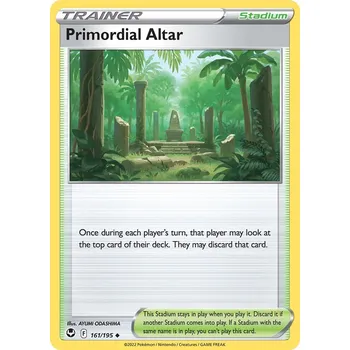 Sběratelská karetní hra Pokémon karta Primordial Altar 161/195 - Silver Tempest