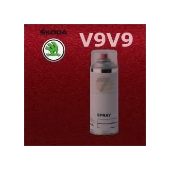 Autolak SKODA V9V9 RUBY RED barva Spray 400ml