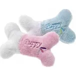 Karlie-Flamingo Hračka plyšová pískací kost Puppy balení 1 ks | Krmivo pro psy