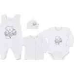 KOALA Sleeping Bear 4dílná kojenecká souprava bílá