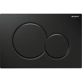 Splachovací tlačítko Geberit Sigma 01 splachovací tlačítko pro WC černé (115.770.DW.5)