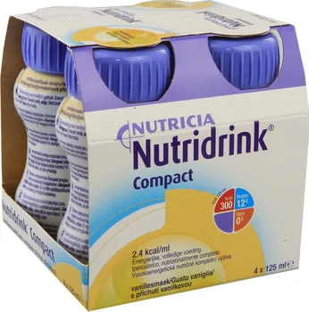 Speciální výživa Nutridrink Compact roztok vanilka 4x 125 ml