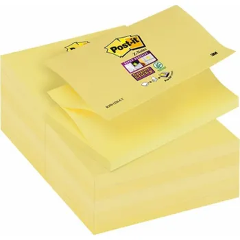 Samolepící bloček Post-it POST-IT SUPER LEPICÍ Z-NOTES 76 X 127 MM R350-12SS-CY ŽLUTÁ (90)