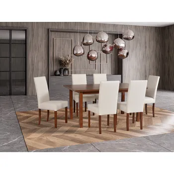 Jídelní set Jídelní set 6+1 Albert Vyberte Tkaninu:: Tkanina 1, Vyberte Moření:: Komplet sonoma