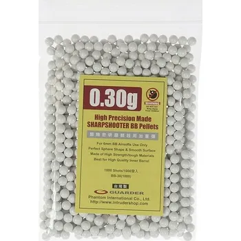 Airsoft Guarder Airsoft kuličky 6 mm BB Guarder 0,30 g (1000 ks)