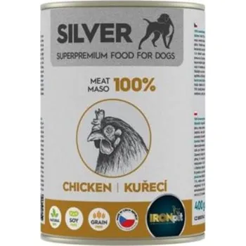 Krmivo pro psa IRONpet Silver Dog Chicken konzerva 400g