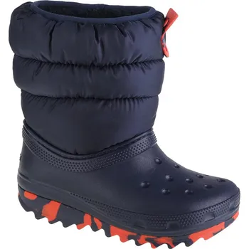Dívčí sněhule Tmavě modré sněhule Crocs Classic Neo Puff Boot Kids 207684-410 Velikost: 30/31