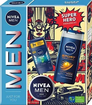 Kosmetická sada Nivea Men Super Hero Trio Set