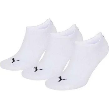 Pánské ponožky PUMA Unisex Sneaker Plain 3 Pack bílé
