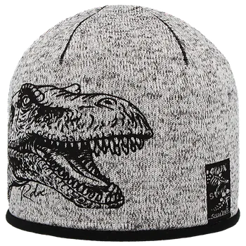 Kojenecká čepice RDX Zimní čepice T-Rex šedá Vel. 5