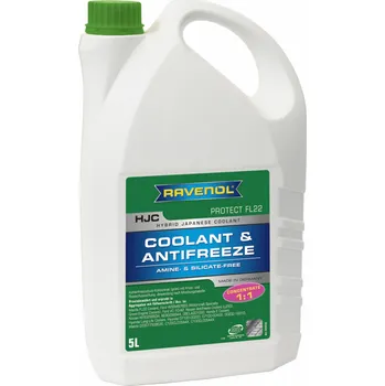Náplň do chladiče a ostřikovače Ravenol HJC Hybrid Japanese Coolant Concentrate 5L