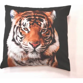 Povlak na dekorativní polštářek Apex® produktová řada 3D 3D povláček na polštářek Apex - Tygr - Povláček na polštářek