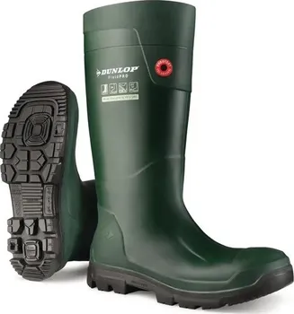 Pánské holínky Dunlop Footwear Purofort FieldPro S5 zelené