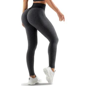 Dámské legíny Dámské legíny s vysokým pasem - šedá S