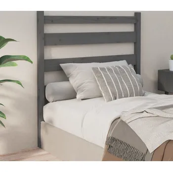 vidaXL Čelo postele 96 x 4 x 100 cm masivní borovice [818400] Barva: Šedá