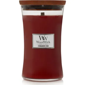 Svíčka WoodWick Cinnamon Chai