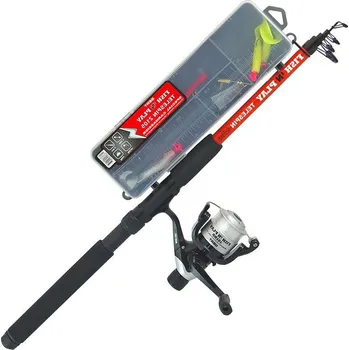 SERT RYBÁŘSKÝ SET FISH AND PLAY PRUT TELESPIN 2105 + NAVIJÁK 201RD + KRABIČKA S DOPŇKY