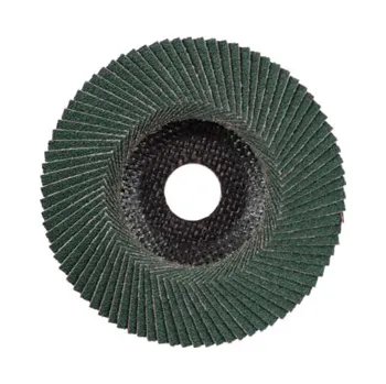 Brusný kotouč Lamelový brusný kotouč na hrany LR-20 CANTA, zirkon, na nerez (125 x 22,23 mm / zrnitost P120 / 1ks)