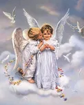 Norimpex Svatí andělé bez rámu 30 x 40…