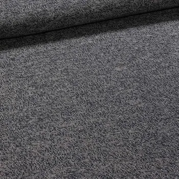 Směsový úplet / svetrovina 5826/01, béžovo-modrý melír, š.140cm (látka v metráži)