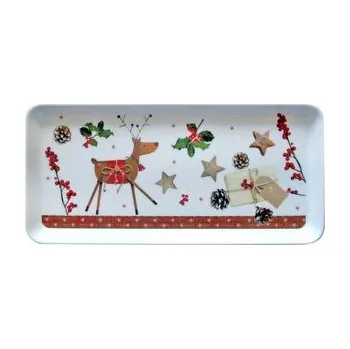 PODNOS SERVÍROVACÍ VÁNOČNÍ &quot;SOB&quot;, 35X16,5X2,3CM