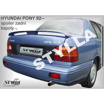 Tuning STYLLA Zadní spoiler Hyundai Pony sedan 09 / 1989 –